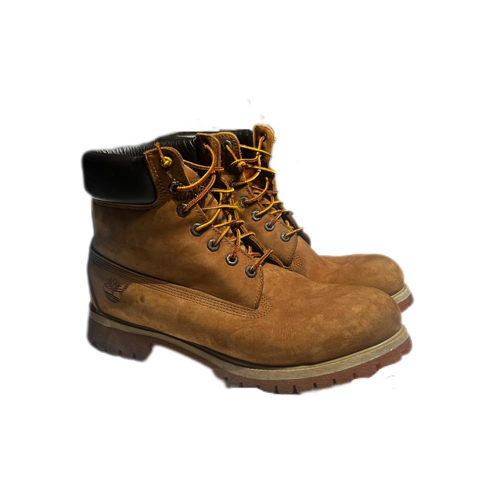 Timberland Boots Rust Nubuck Size 12